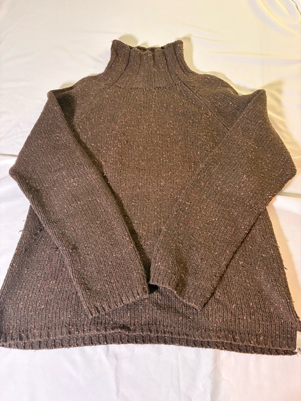 Calvin Klein Jeans Brown Funnel Neck Sweater